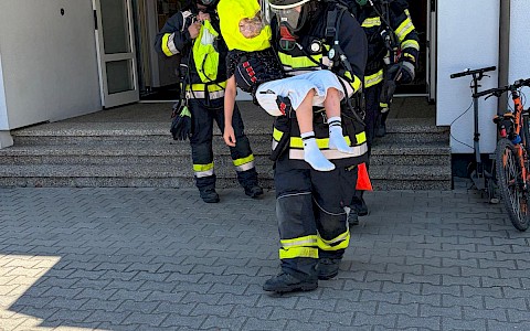Gro&szlig;e Feuerwehr&uuml;bung